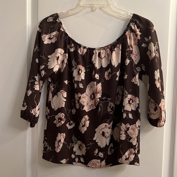 A' GACI Floral Blouse Size Medium - Picture 2 of 5